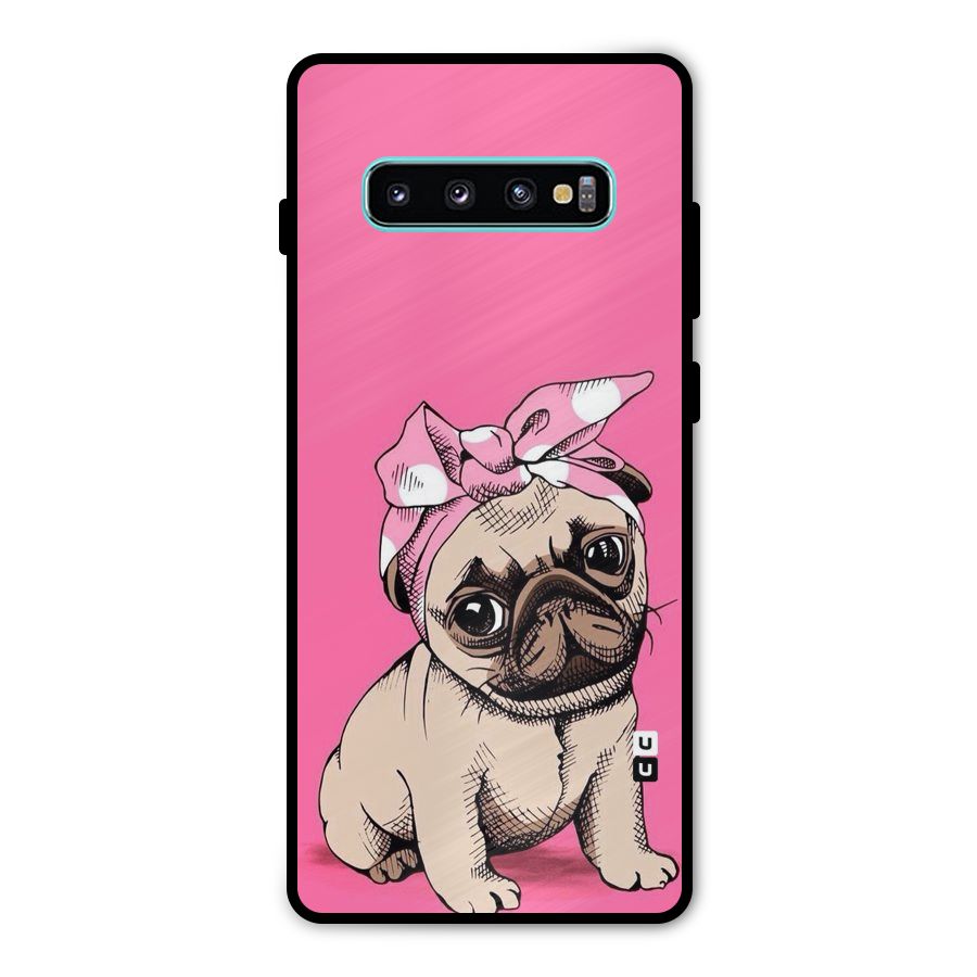 Ribbon Doggo Metal Back Case for Galaxy S10 Plus