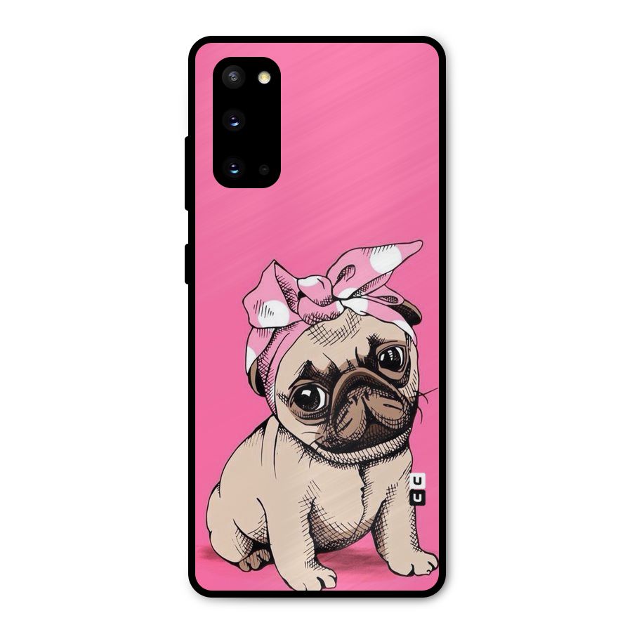 Ribbon Doggo Metal Back Case for Galaxy S20