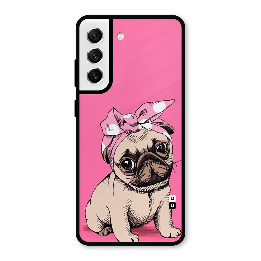 Ribbon Doggo Metal Back Case for Galaxy S21 FE 5G