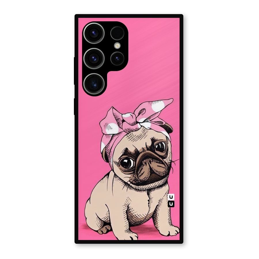 Ribbon Doggo Metal Back Case for Galaxy S23 Ultra