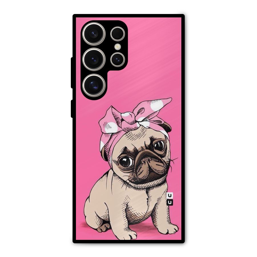 Ribbon Doggo Metal Back Case for Galaxy S24 Ultra
