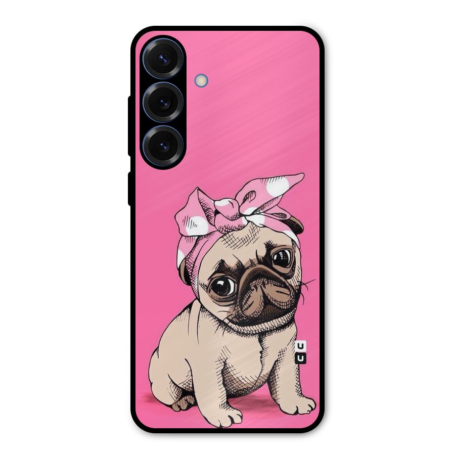 Ribbon Doggo Metal Back Case for Galaxy S25 Plus