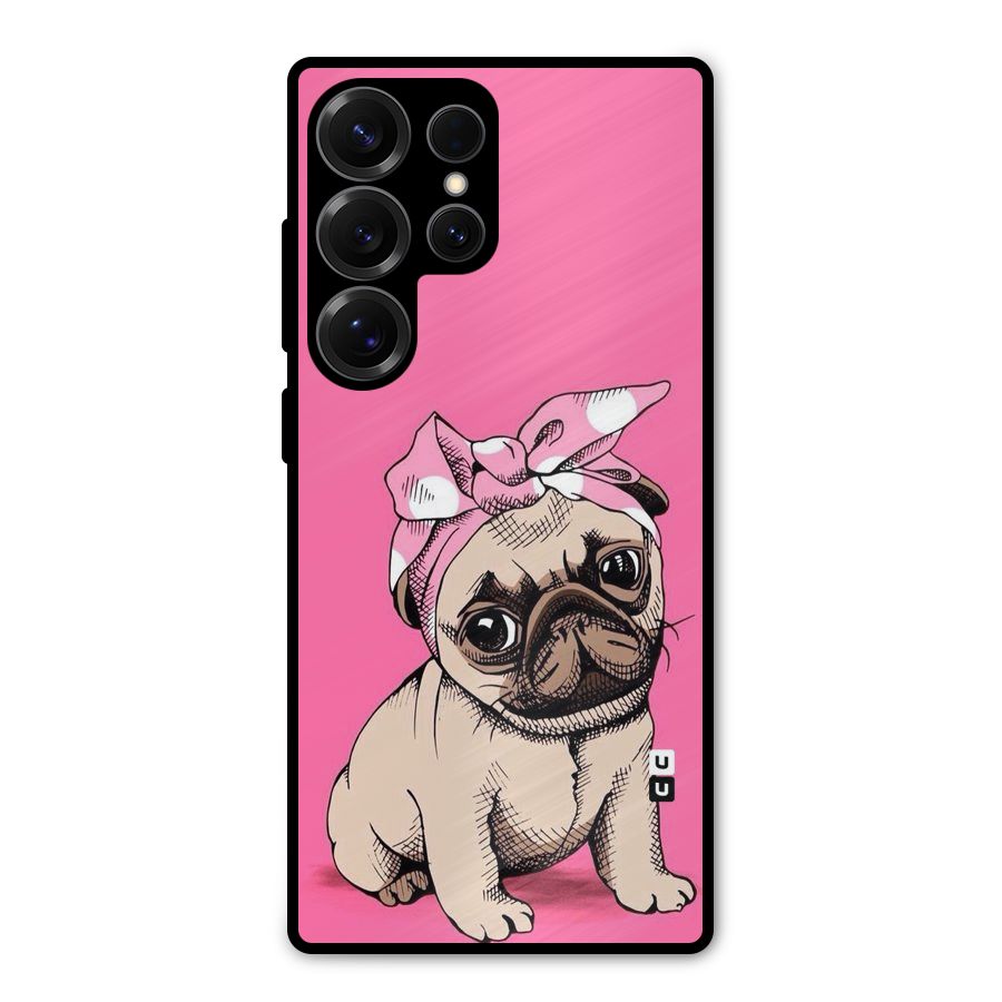 Ribbon Doggo Metal Back Case for Galaxy S25 Ultra