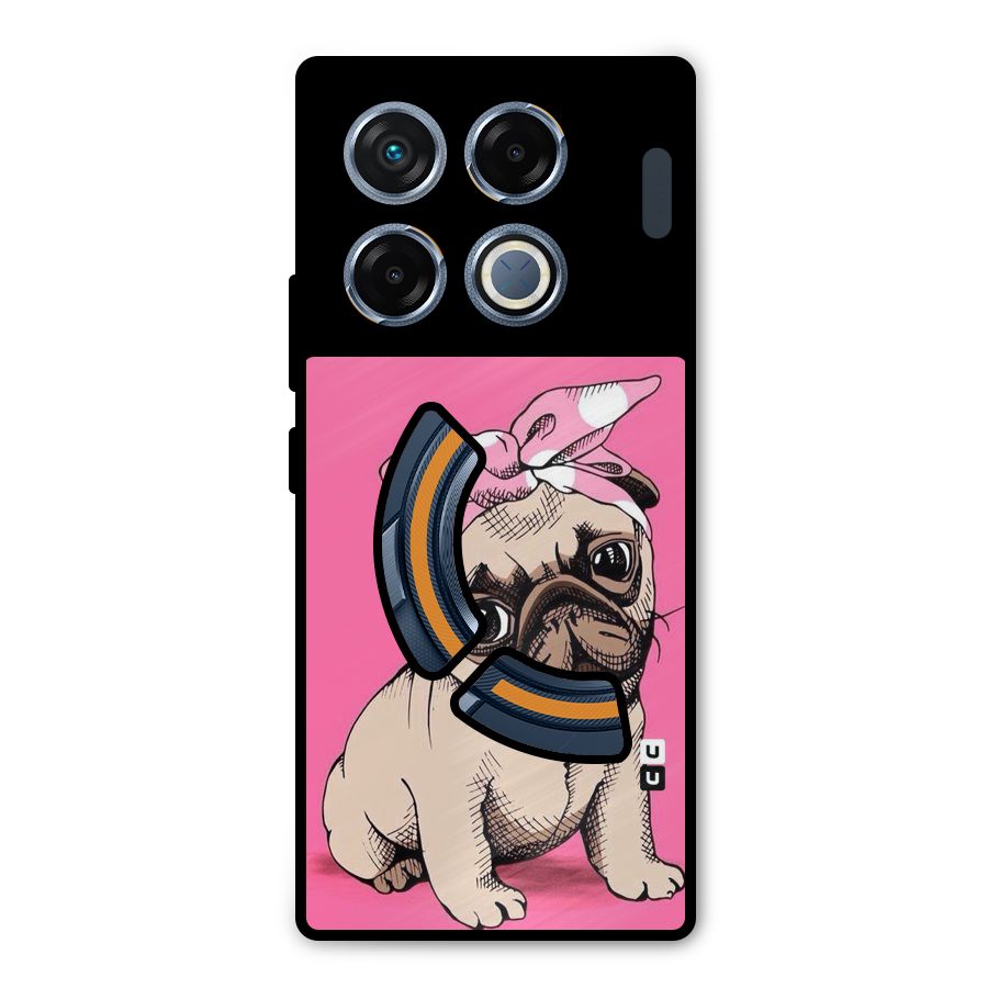 Ribbon Doggo Metal Back Case for Infinix GT 20 Pro