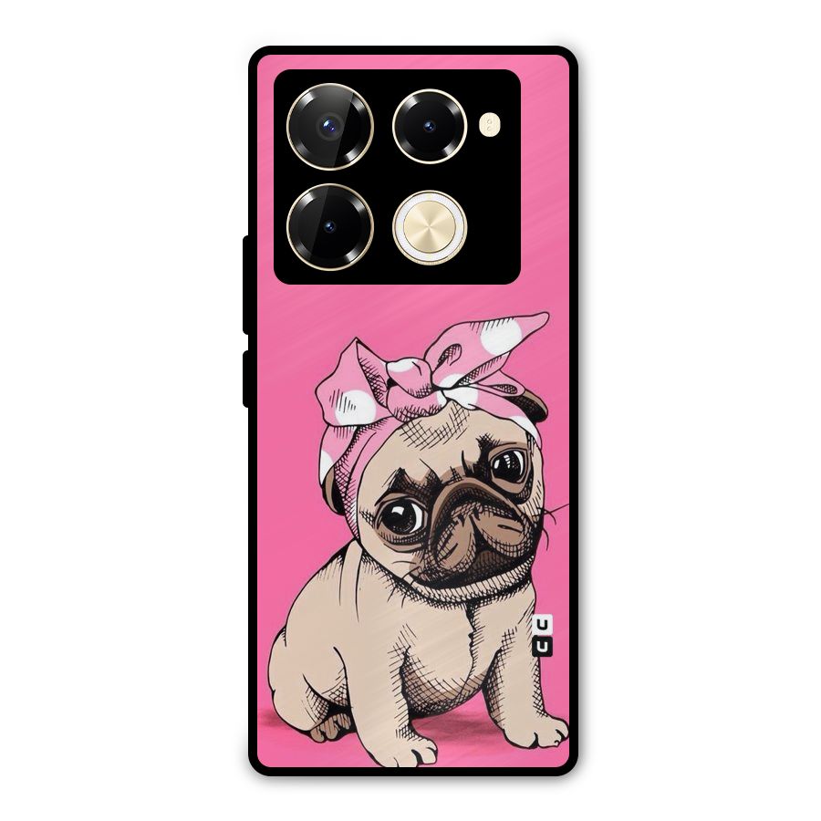 Ribbon Doggo Metal Back Case for Infinix Note 40 Pro Plus