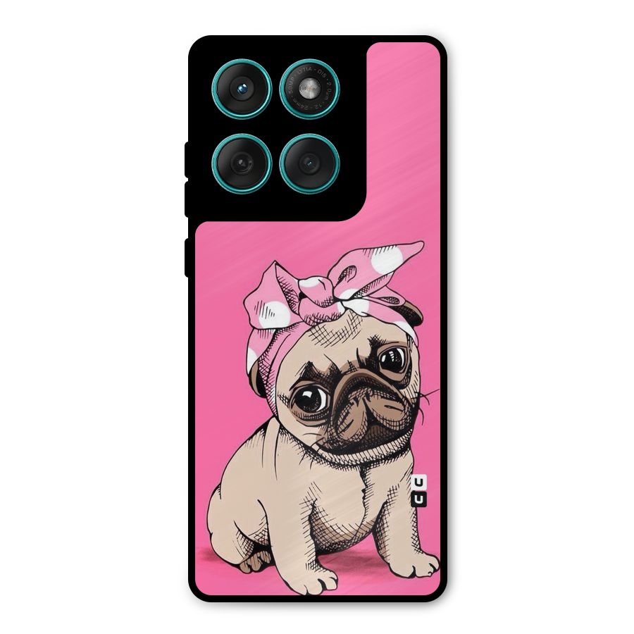 Ribbon Doggo Metal Back Case for Motorola Edge 60 Fusion