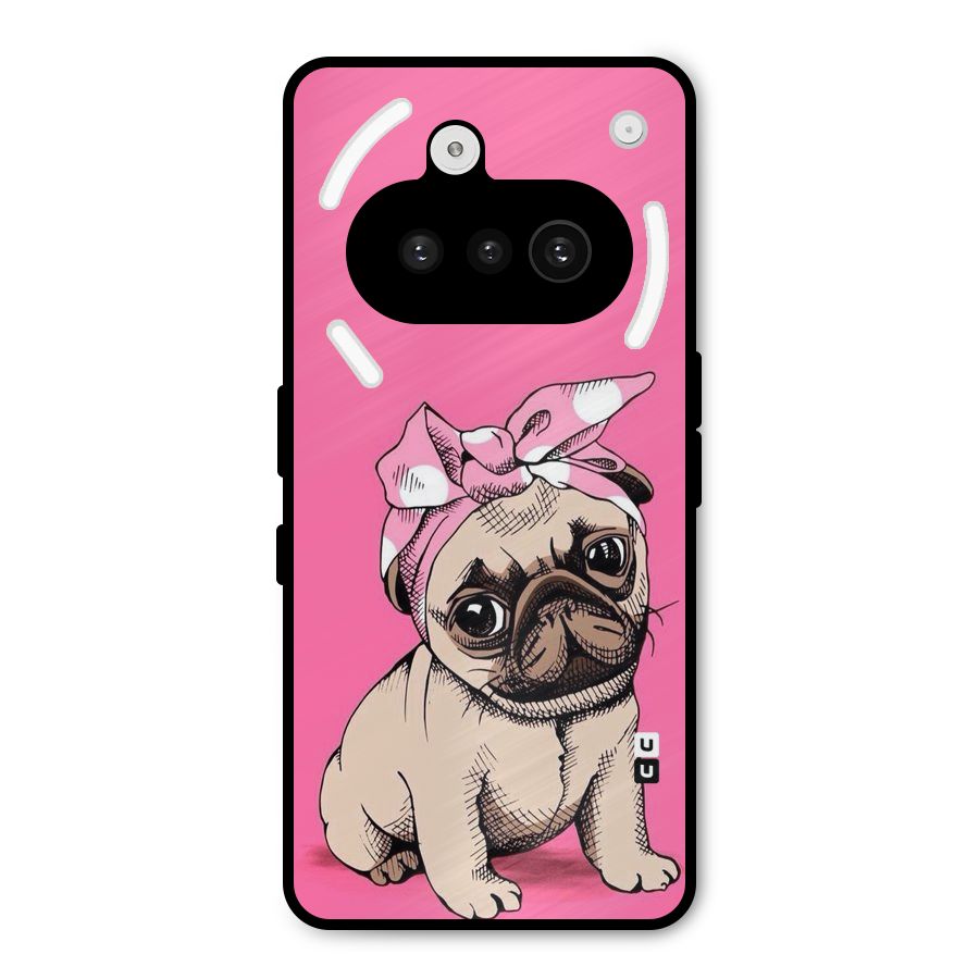 Ribbon Doggo Metal Back Case for Nothing Phone 3a