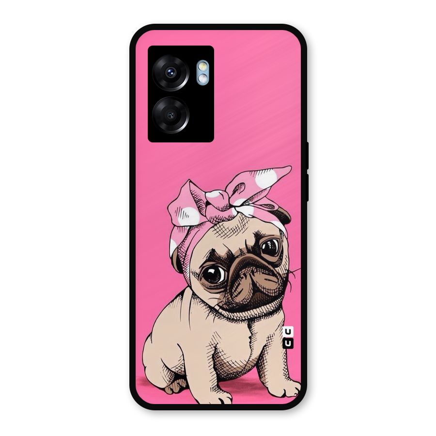 Ribbon Doggo Metal Back Case for Oppo K10 (5G)