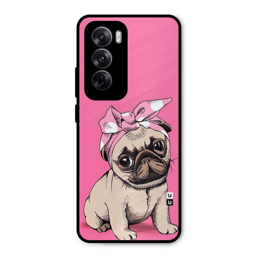 Ribbon Doggo Metal Back Case for Oppo Reno12