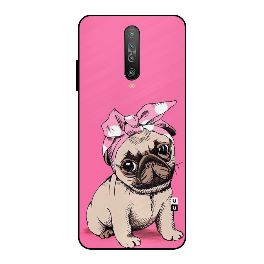 Ribbon Doggo Metal Back Case for Poco X2