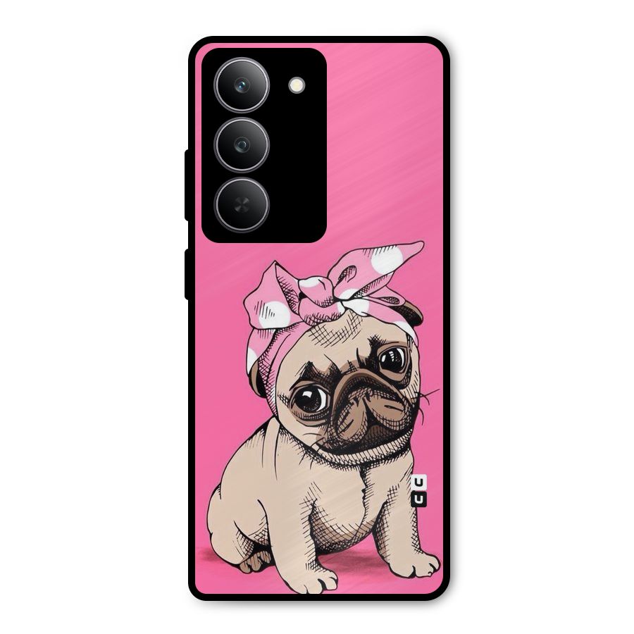Ribbon Doggo Metal Back Case for Realme 14x