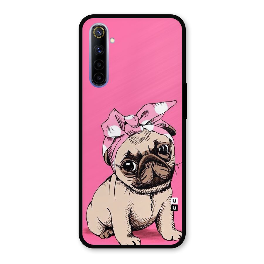 Ribbon Doggo Metal Back Case for Realme 6