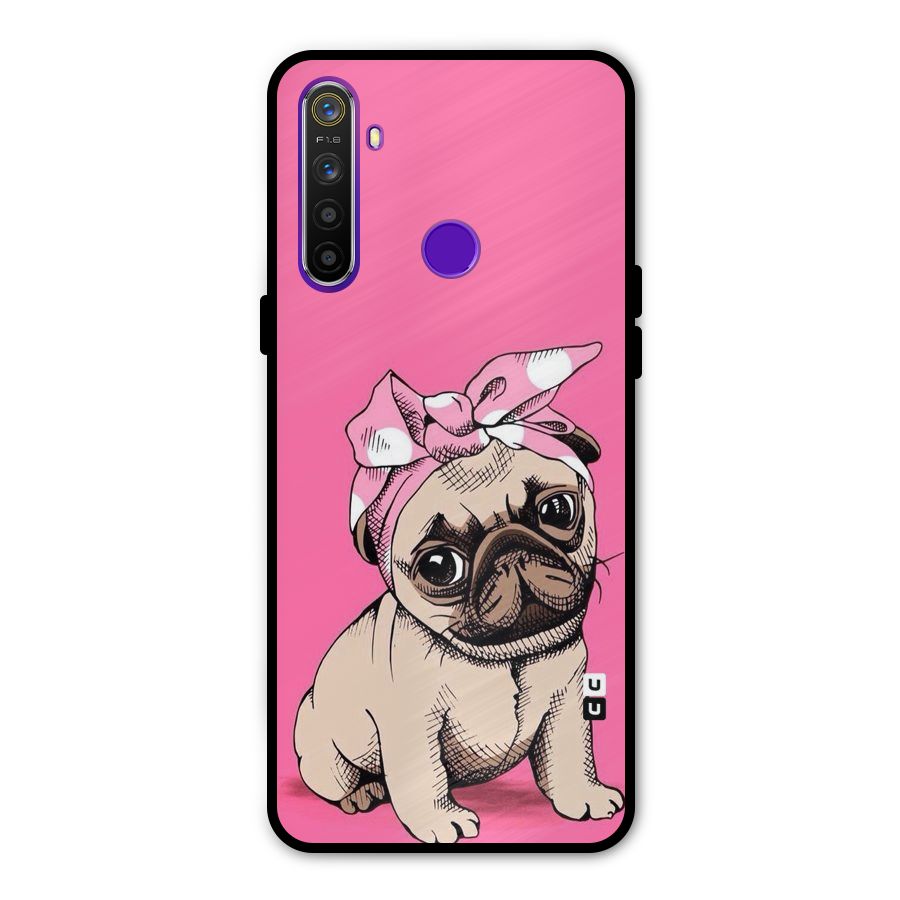 Ribbon Doggo Metal Back Case for Realme Narzo 10