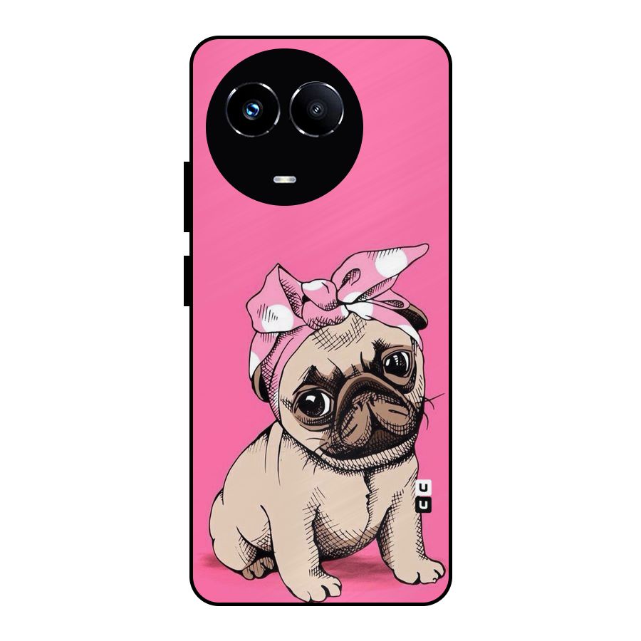 Ribbon Doggo Metal Back Case for Realme Narzo 60X