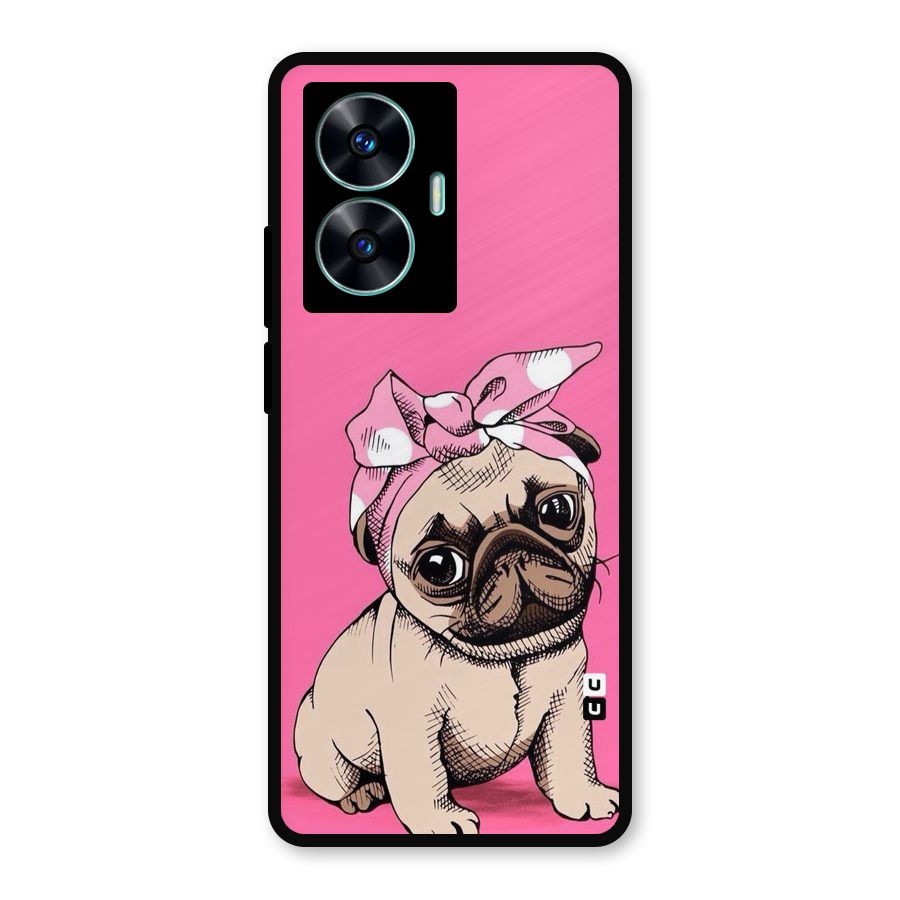 Ribbon Doggo Metal Back Case for Realme Narzo N55