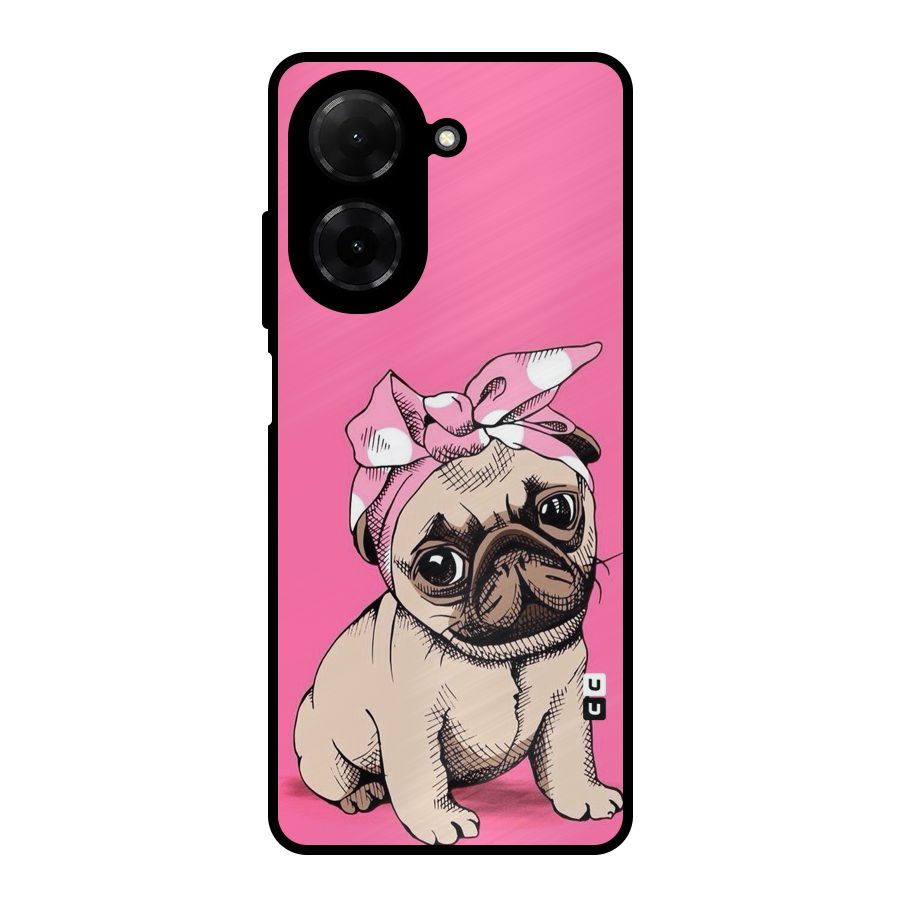 Ribbon Doggo Metal Back Case for Redmi A5 4G