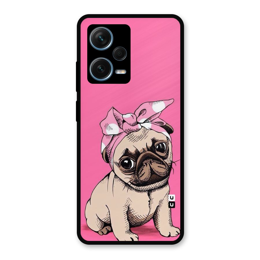 Ribbon Doggo Metal Back Case for Redmi Note 12 Pro Plus 5G