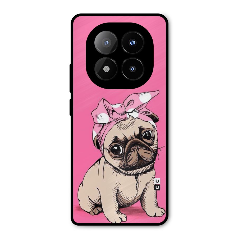 Ribbon Doggo Metal Back Case for Redmi Note 14 Pro Plus 5G