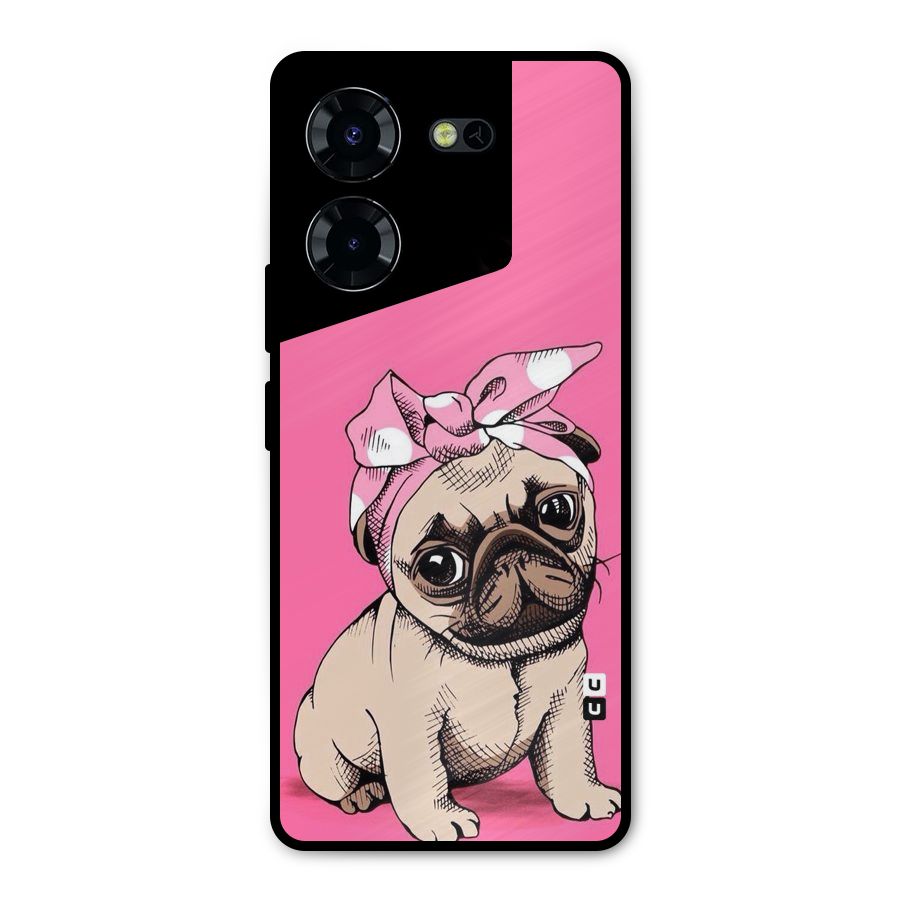 Ribbon Doggo Metal Back Case for Tecno Pova 5 Pro 5G