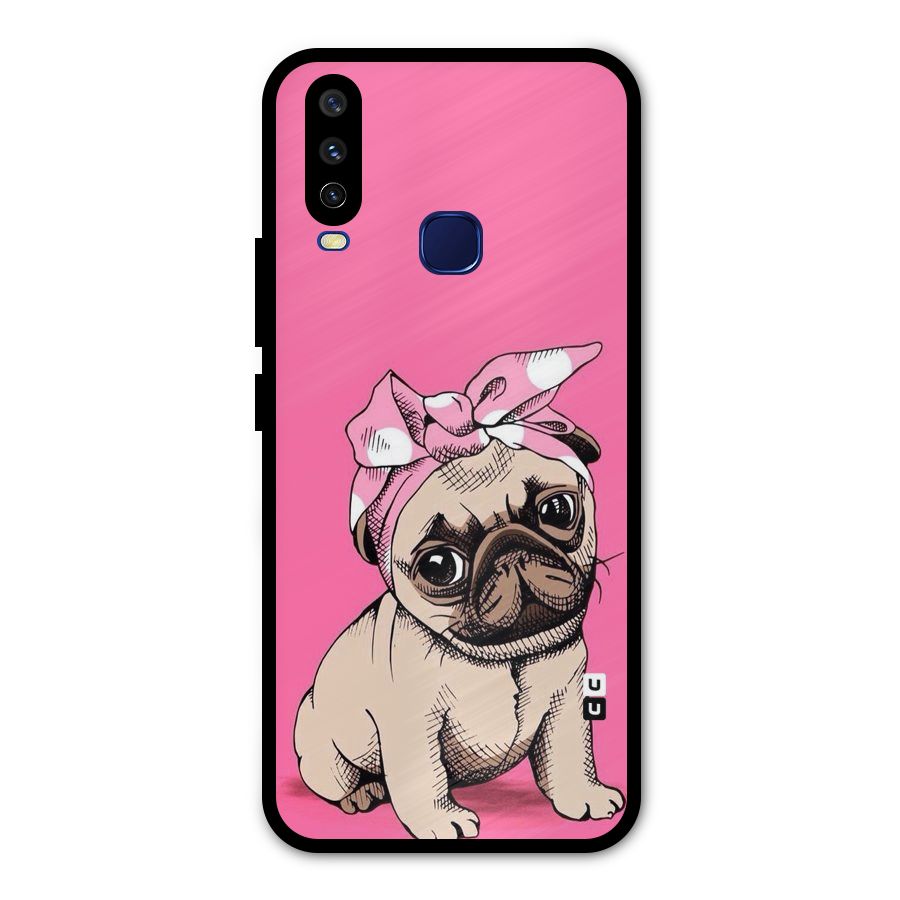 Ribbon Doggo Metal Back Case for Vivo V17