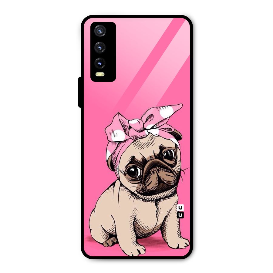 Ribbon Doggo Metal Back Case for Vivo Y20t