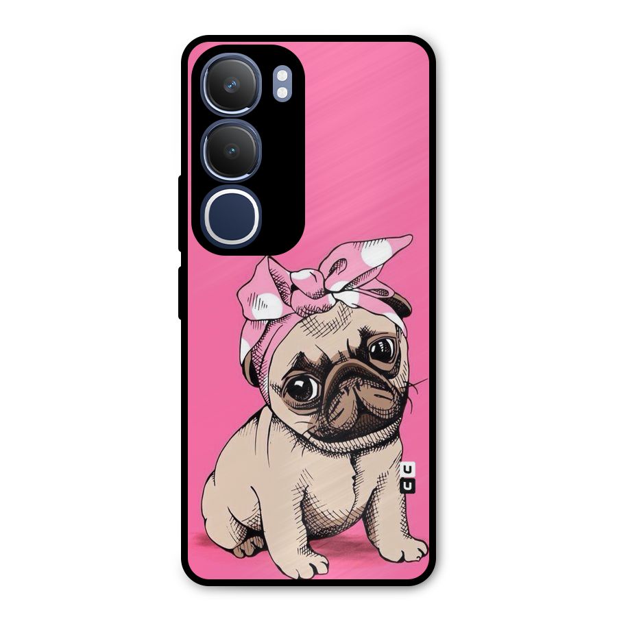Ribbon Doggo Metal Back Case for Vivo Y29