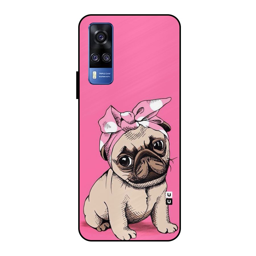 Ribbon Doggo Metal Back Case for Vivo Y51