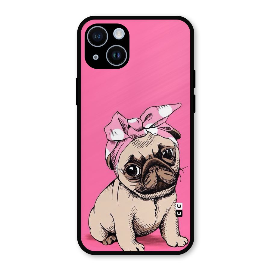 Ribbon Doggo Metal Back Case for iPhone 14