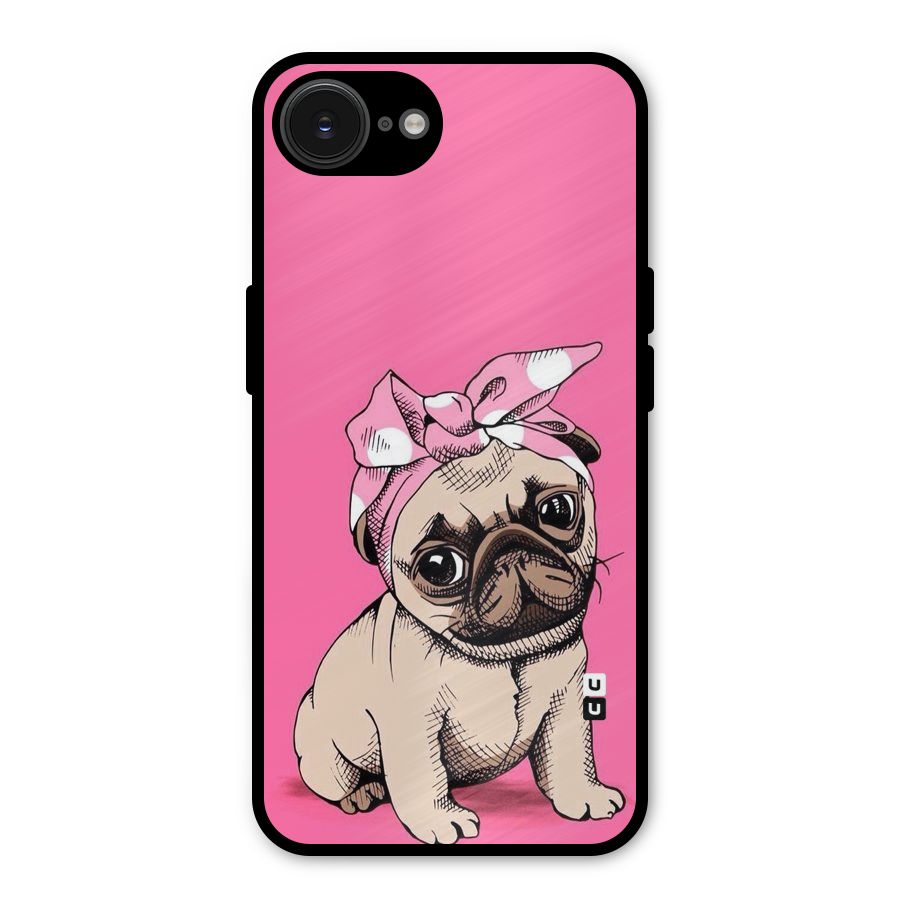 Ribbon Doggo Metal Back Case for iPhone 16e