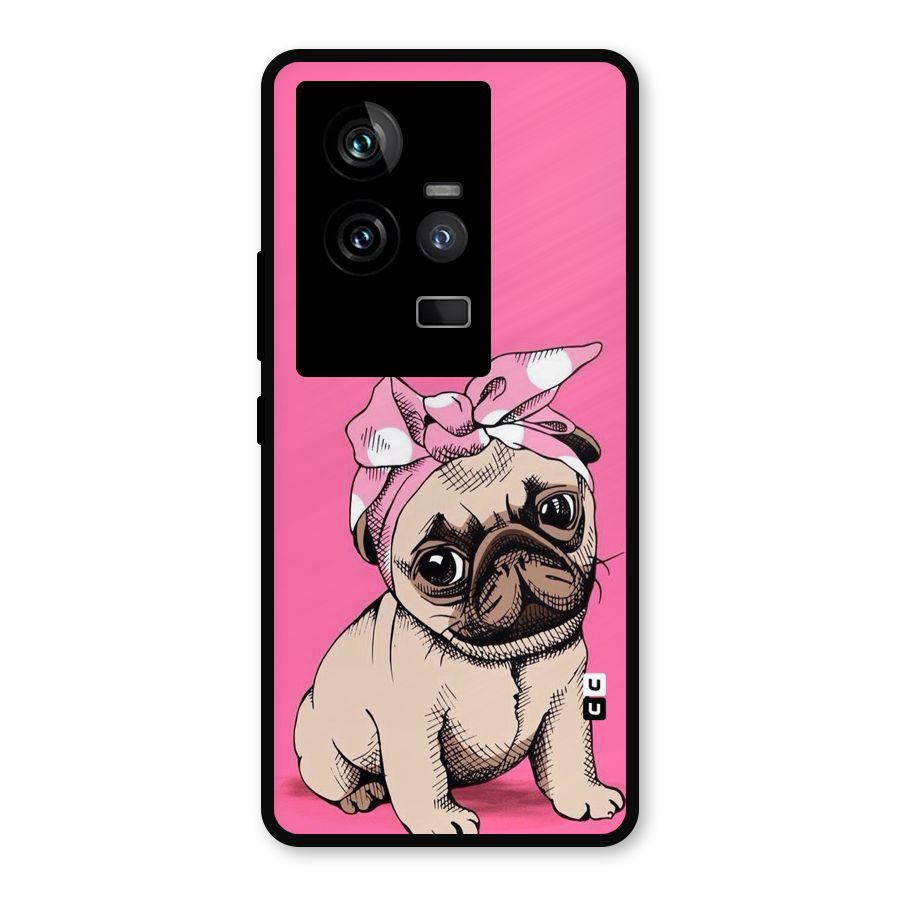 Ribbon Doggo Metal Back Case for iQOO 11 5G
