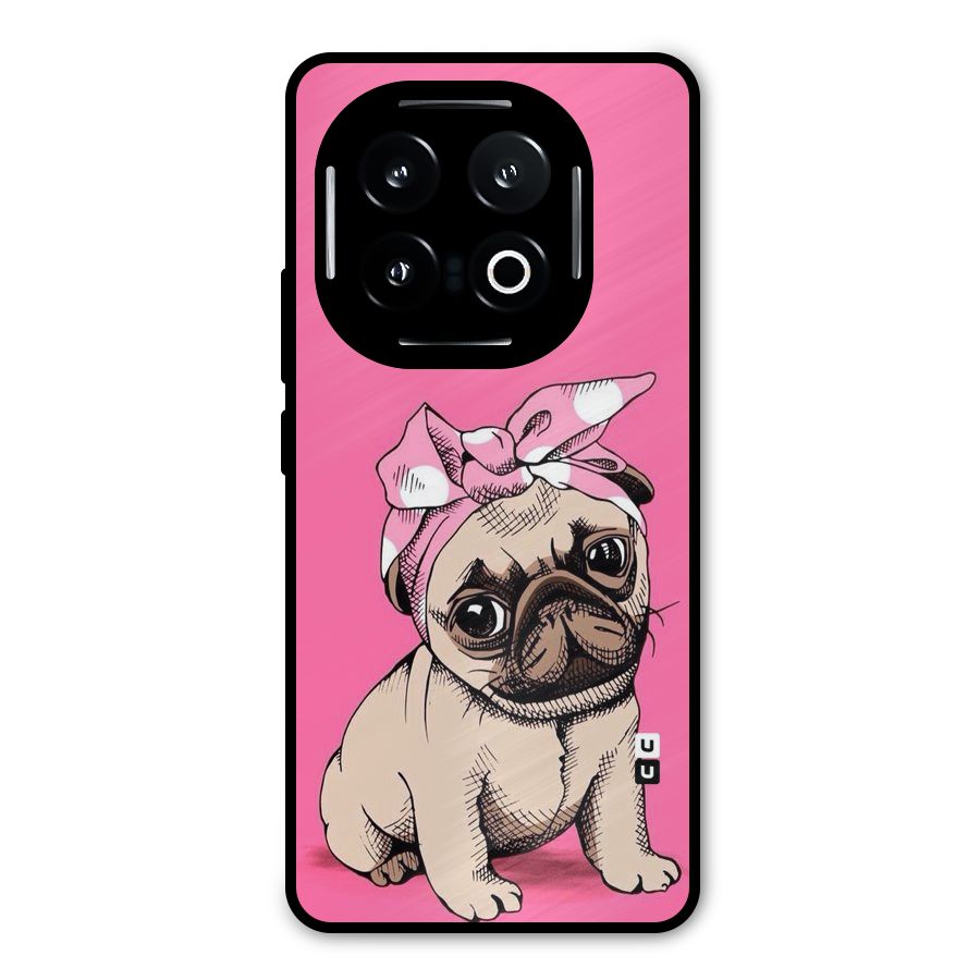 Ribbon Doggo Metal Back Case for iQOO 13