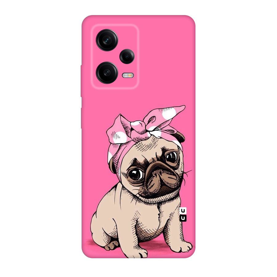 Ribbon Doggo Original Polycarbonate Back Case for Redmi Note 12 Pro