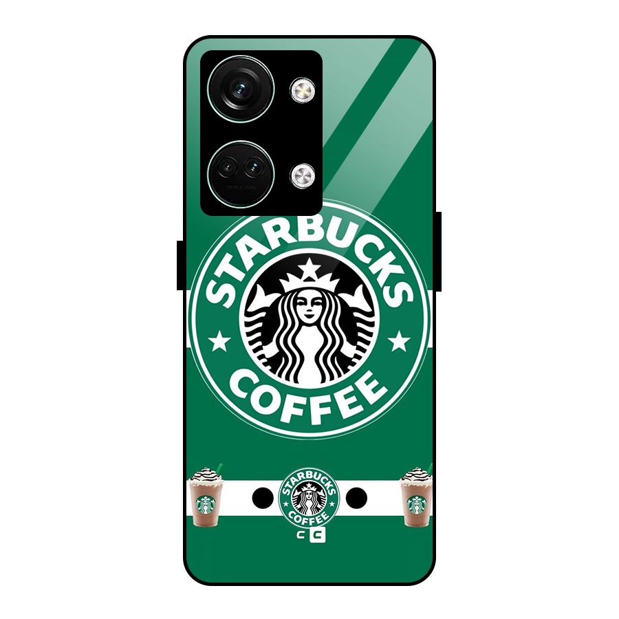 Ribbon StarBucks Glass Back Case for Oneplus Nord 3