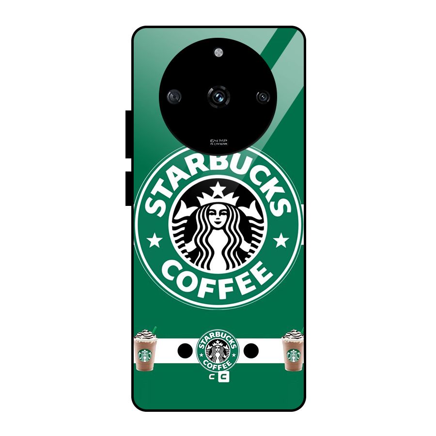 Ribbon StarBucks Glass Back Case for Realme Narzo 60 5G