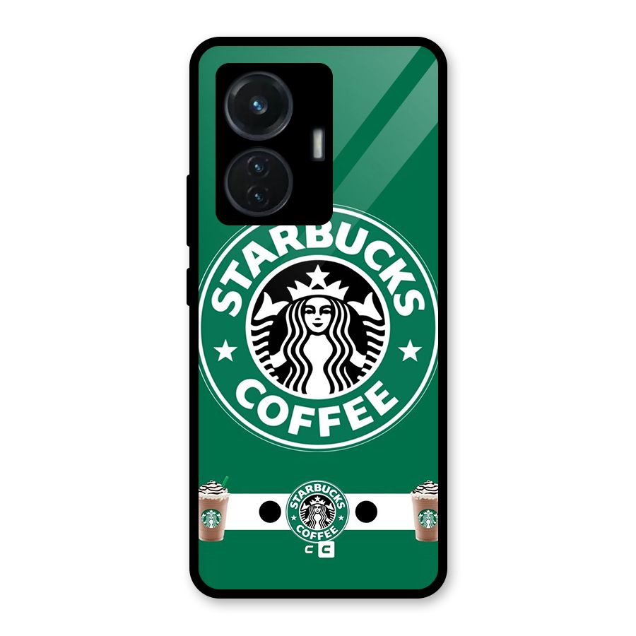 Ribbon StarBucks Glass Back Case for iQOO Z6 44W