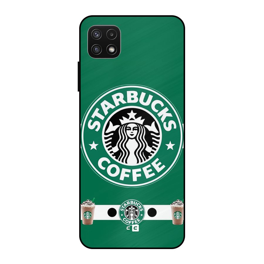 Ribbon StarBucks Metal Back Case for Galaxy A22 5G
