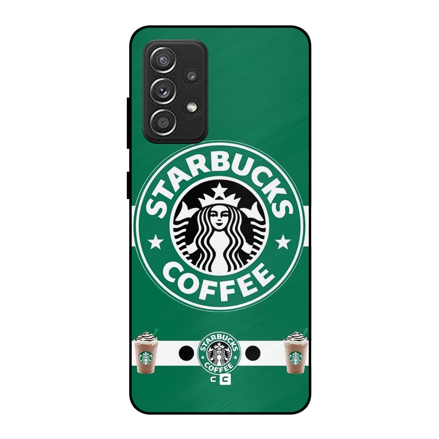 Ribbon StarBucks Metal Back Case for Galaxy A52