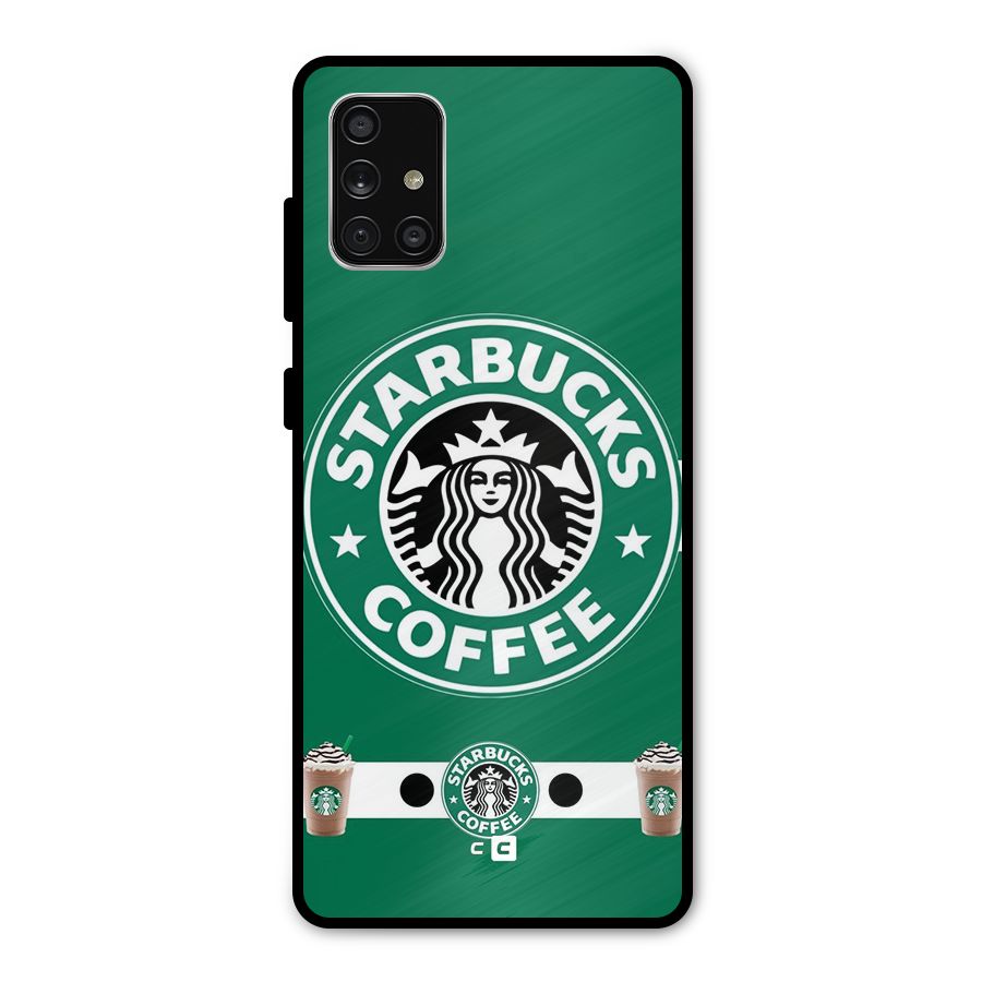 Ribbon StarBucks Metal Back Case for Galaxy A71