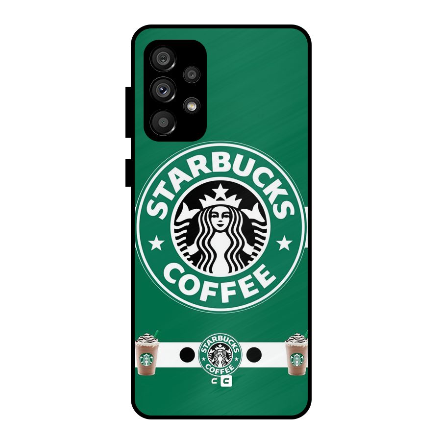 Ribbon StarBucks Metal Back Case for Galaxy A73 5G