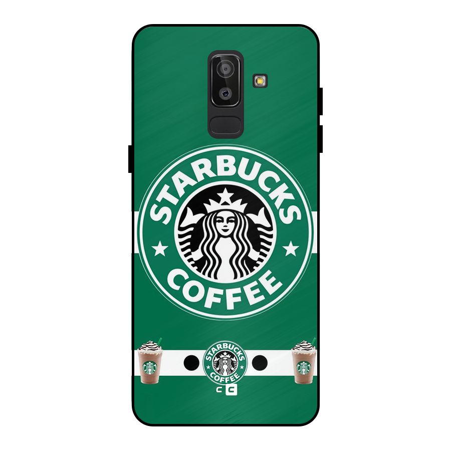 Ribbon StarBucks Metal Back Case for Galaxy J8