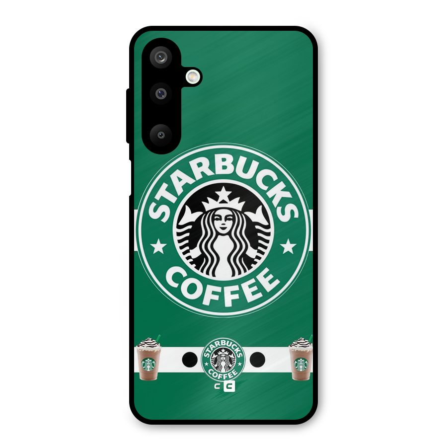 Ribbon StarBucks Metal Back Case for Galaxy M16