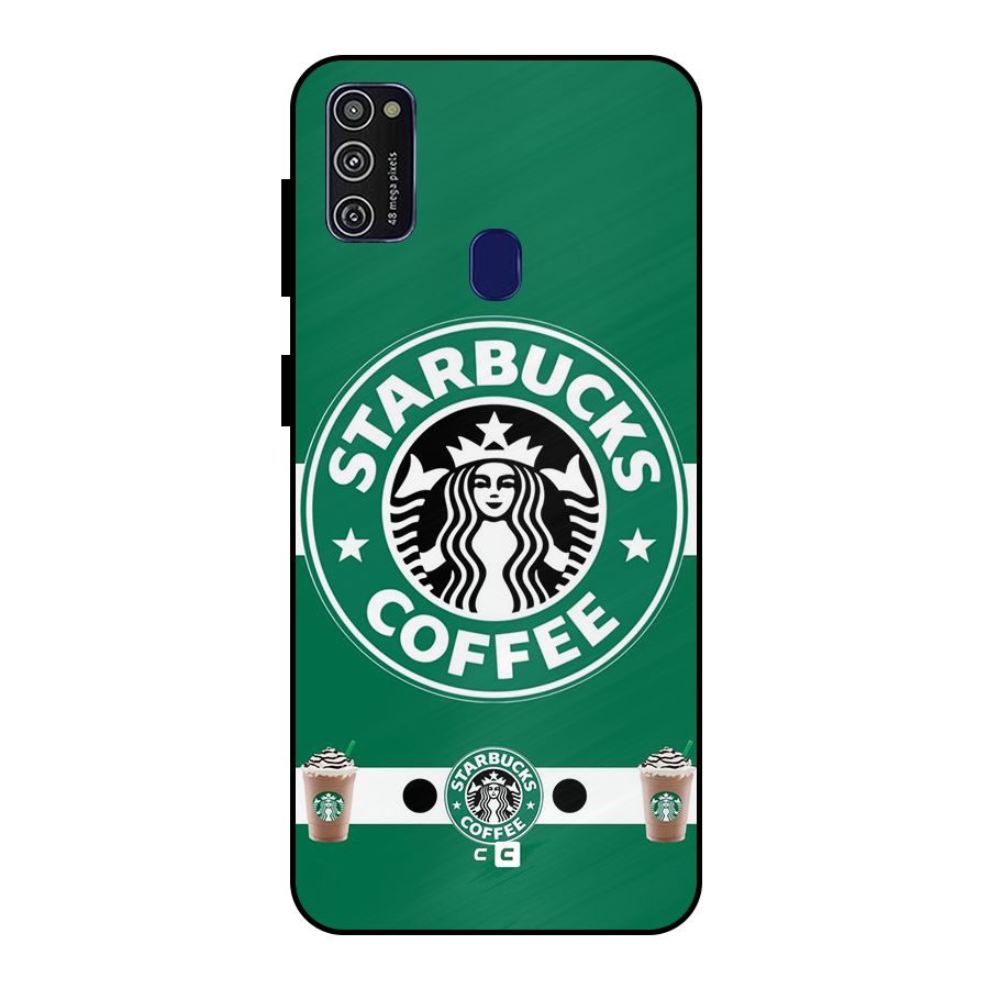 Ribbon StarBucks Metal Back Case for Galaxy M30s