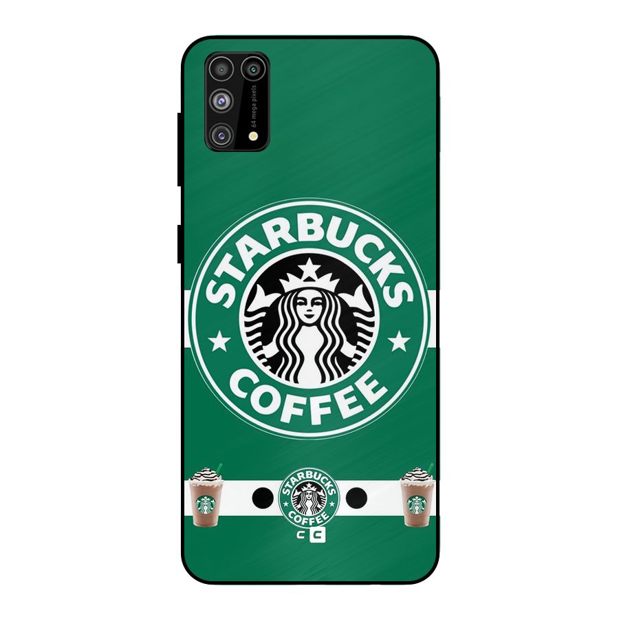 Ribbon StarBucks Metal Back Case for Galaxy M31