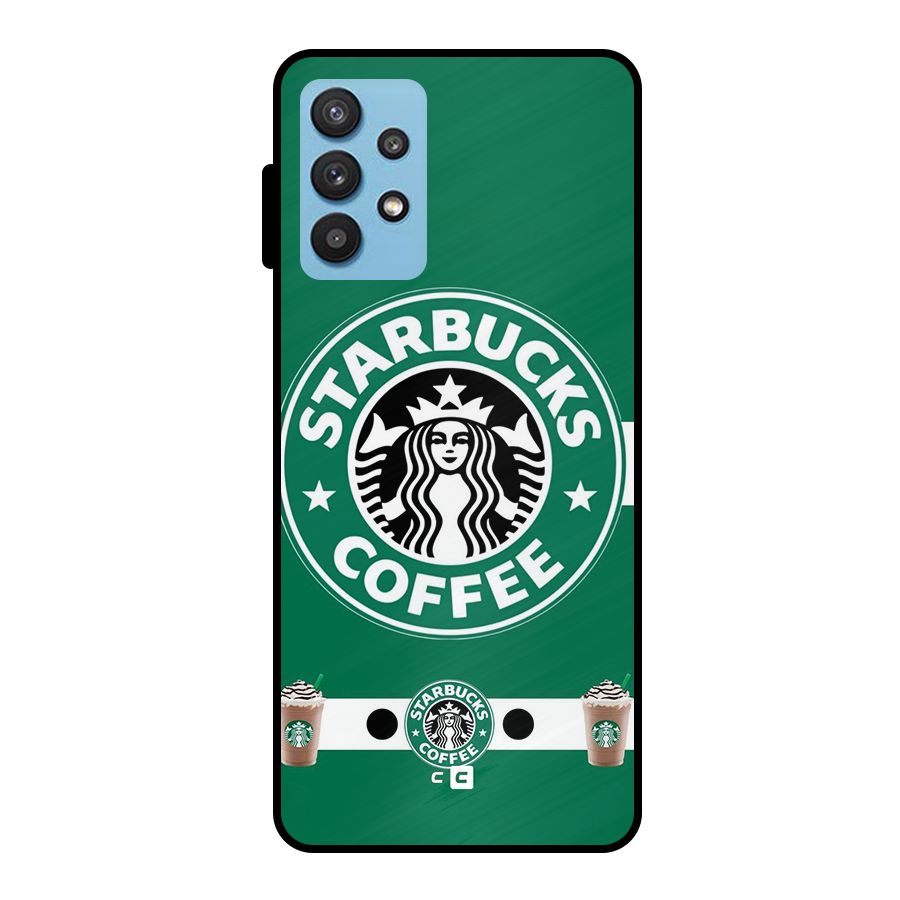 Ribbon StarBucks Metal Back Case for Galaxy M32 5G