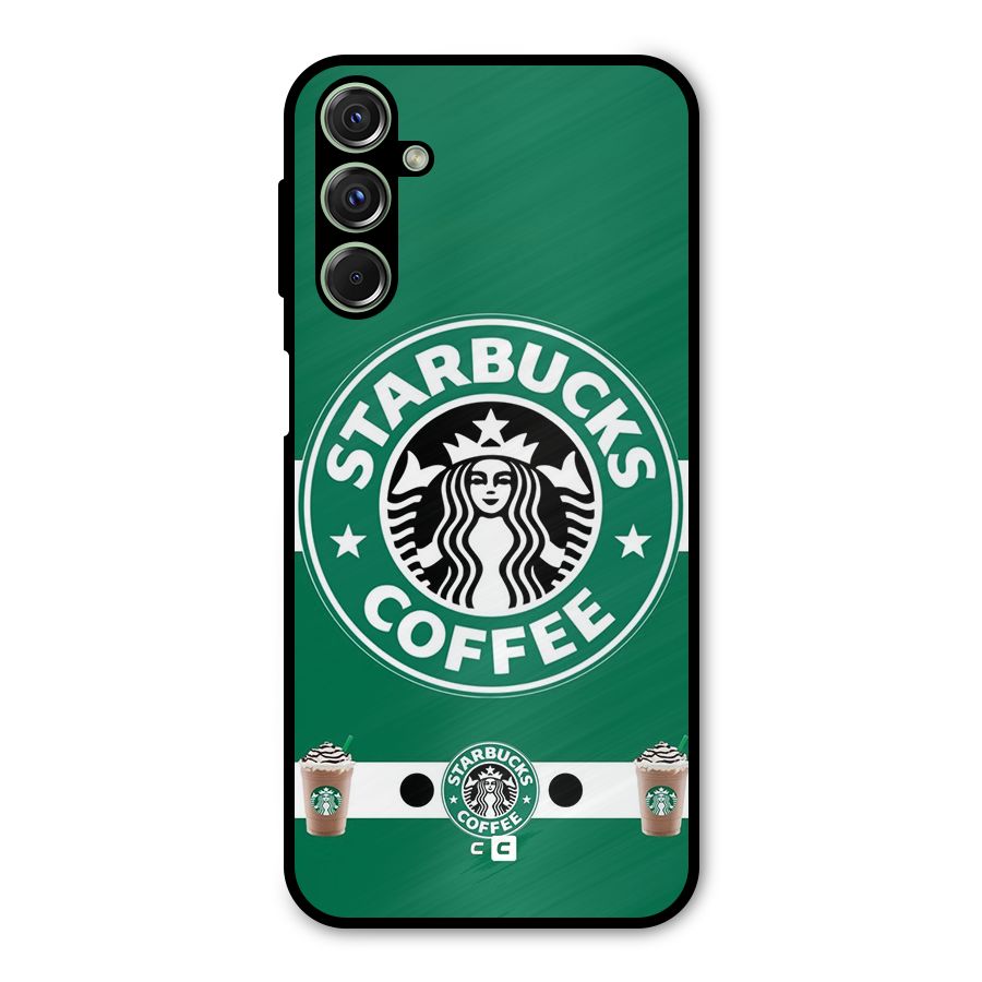Ribbon StarBucks Metal Back Case for Galaxy M34