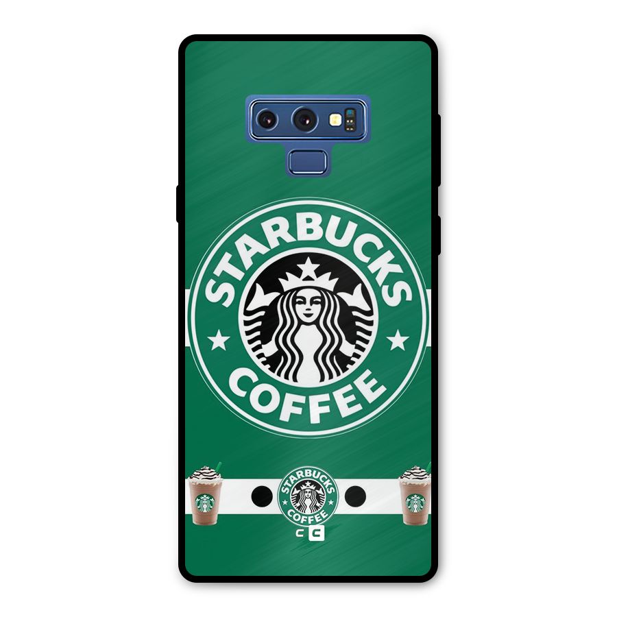 Ribbon StarBucks Metal Back Case for Galaxy Note 9