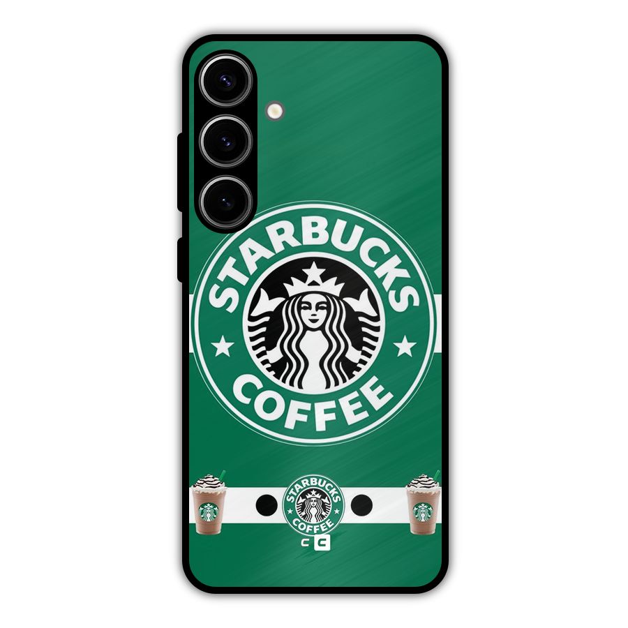 Ribbon StarBucks Metal Back Case for Galaxy S24 Plus