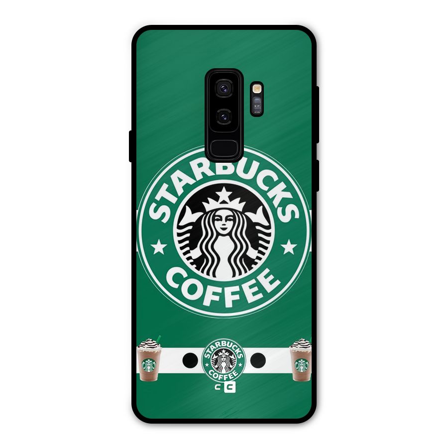 Ribbon StarBucks Metal Back Case for Galaxy S9 Plus