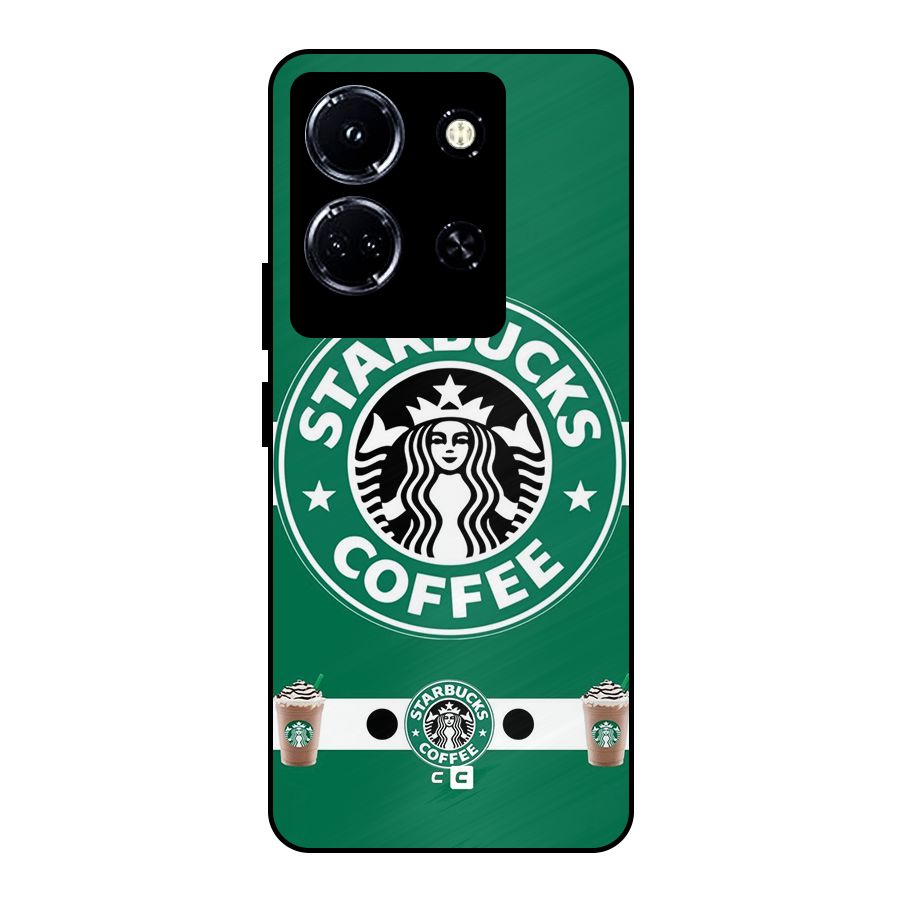 Ribbon StarBucks Metal Back Case for Infinix Note 30 5G