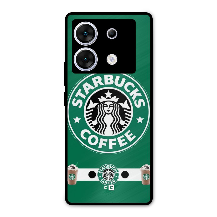 Ribbon StarBucks Metal Back Case for Infinix Zero 30 5G